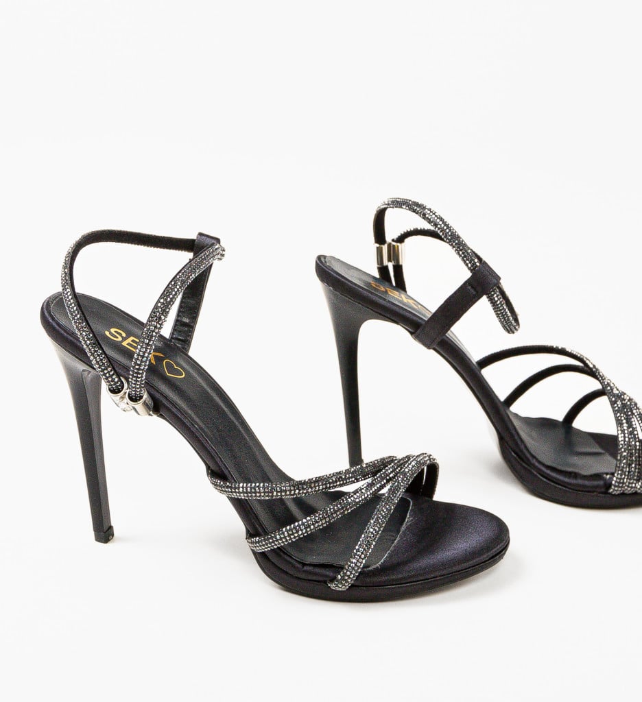 Sandale Dama Gynn Negre | Eleganta si Stil - imagine 10