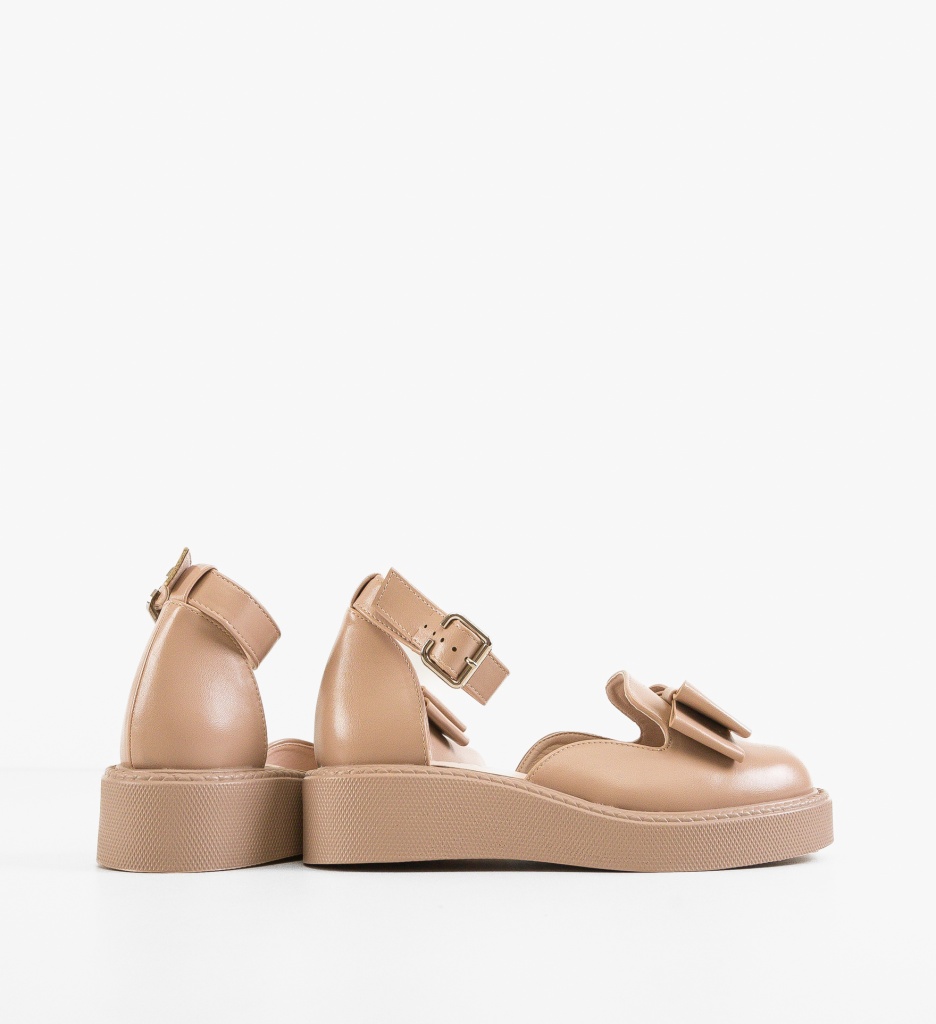 Pantofi Casual Dama Hammbe Bej | Confort - imagine 3