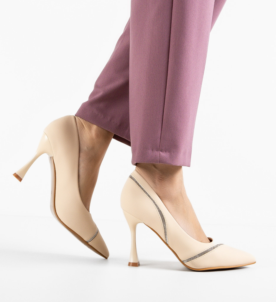 Pantofi Dama Zaid Bej | Eleganță și Confort - imagine 2