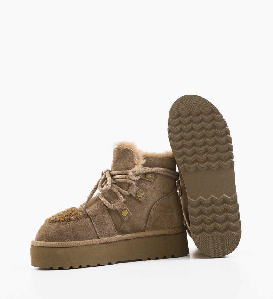 Ghete Dama Khaki Viema - Stil & Confort - imagine 6