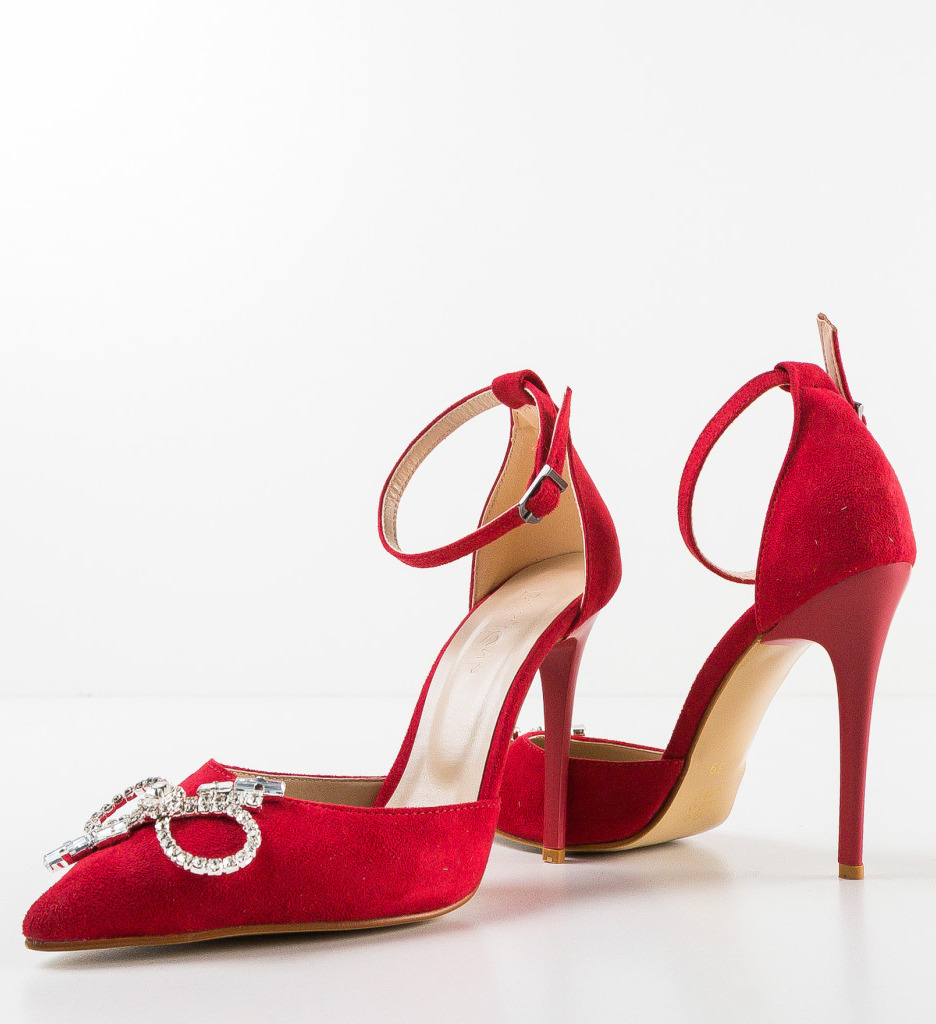 Pantofi Niko Rosii cu Toc - Eleganță și Stil - imagine 8