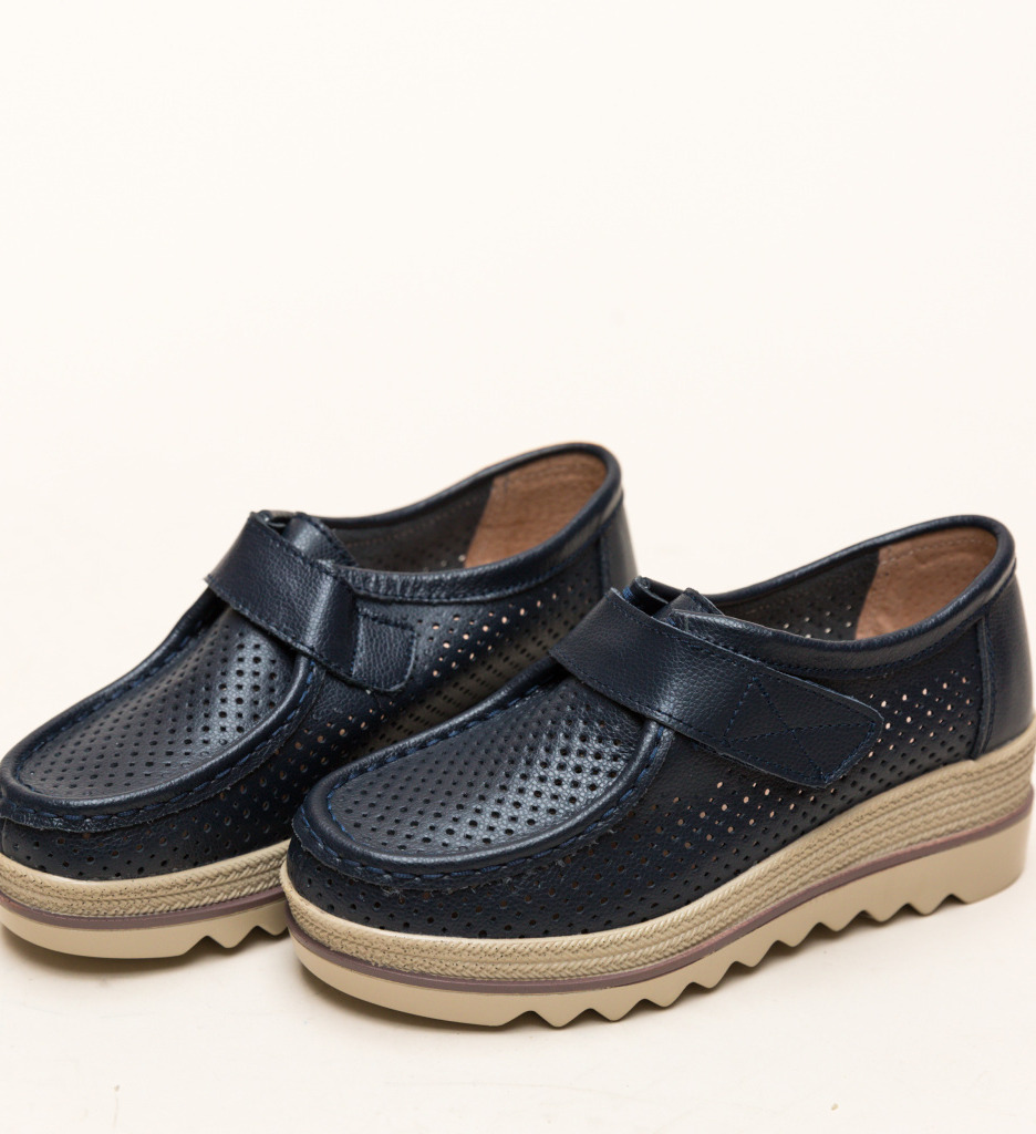Pantofi Casual Histria Bleumarin - Confort și Stil - imagine 5