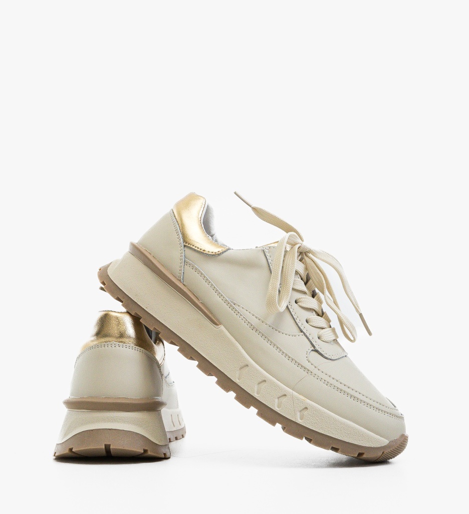 Sneakers Dama Myrya Bej - Confort și Stil - imagine 3