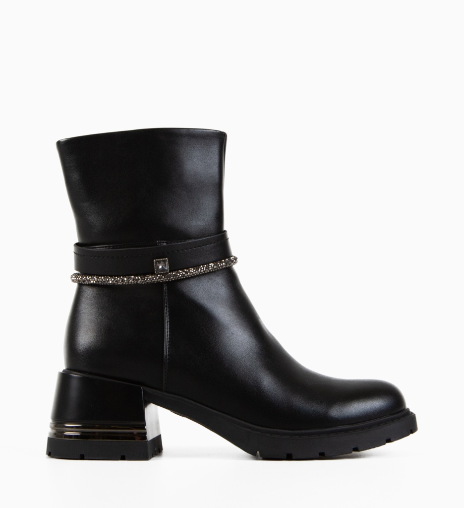 Ghete Dama Nutyo Negre | Eleganță și Confort - imagine 5