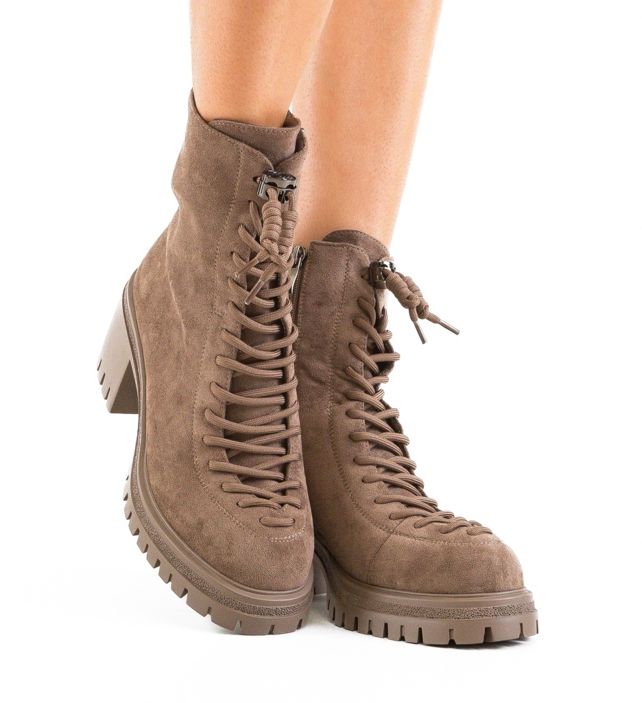 Ghete Dama Elmo Khaki | Stil și Confort