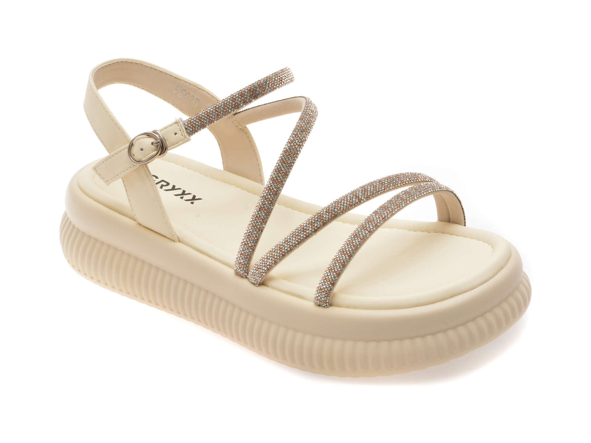 Sandale Dama Gryxx Bej | Piele Ecologică