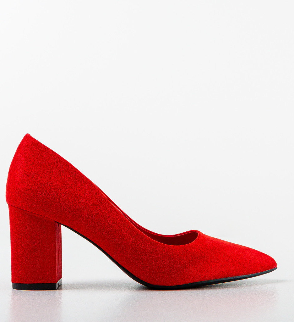 Pantofi Rosii cu Toc Simran | Stil și Eleganță - imagine 4