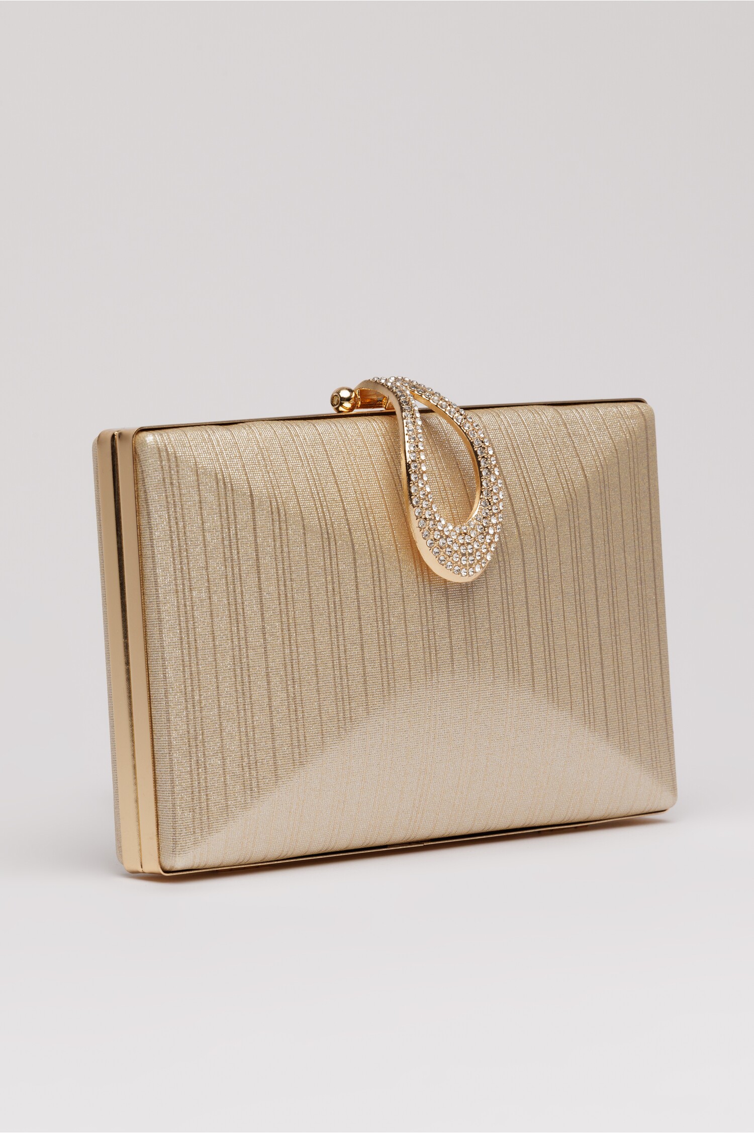 Clutch Elegant Auriu Geometric | Design Premium