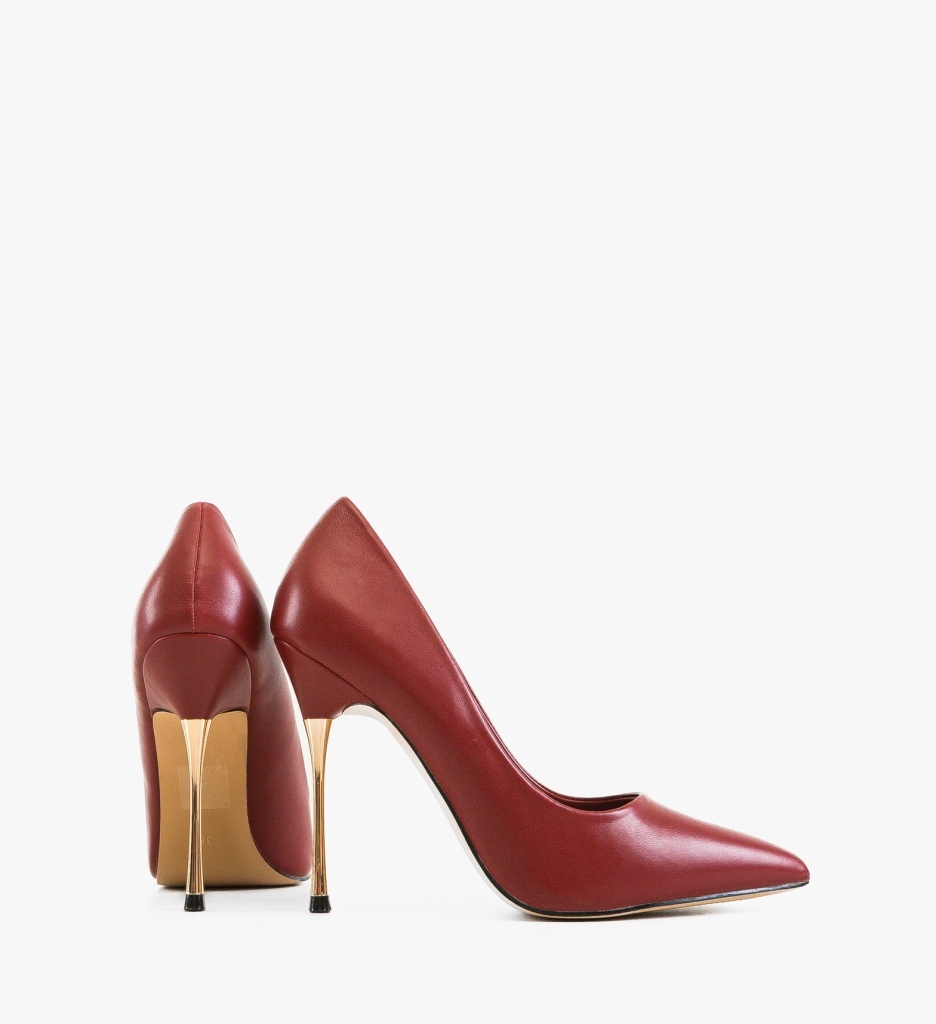 Pantofi Krente Rosii cu Toc - Eleganta Asigurata - imagine 6