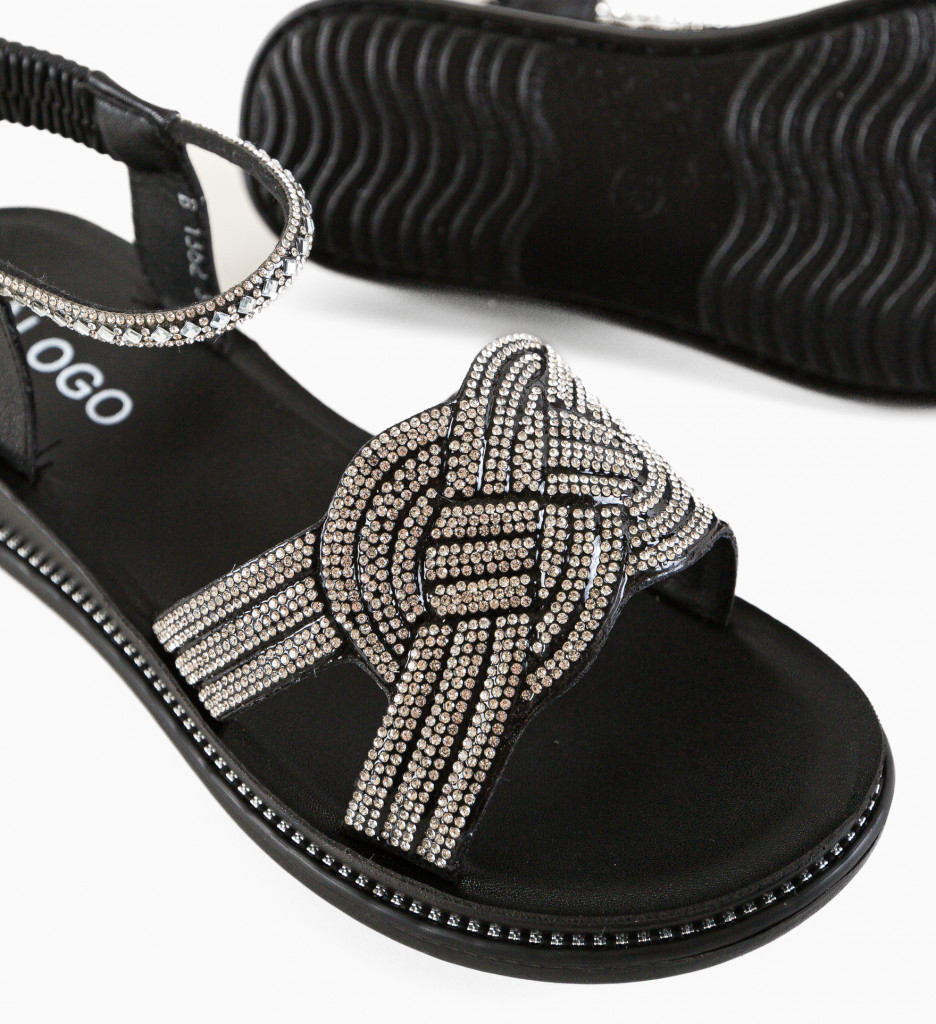 Sandale Dama Rupa Negre - Eleganță și Confort - imagine 10