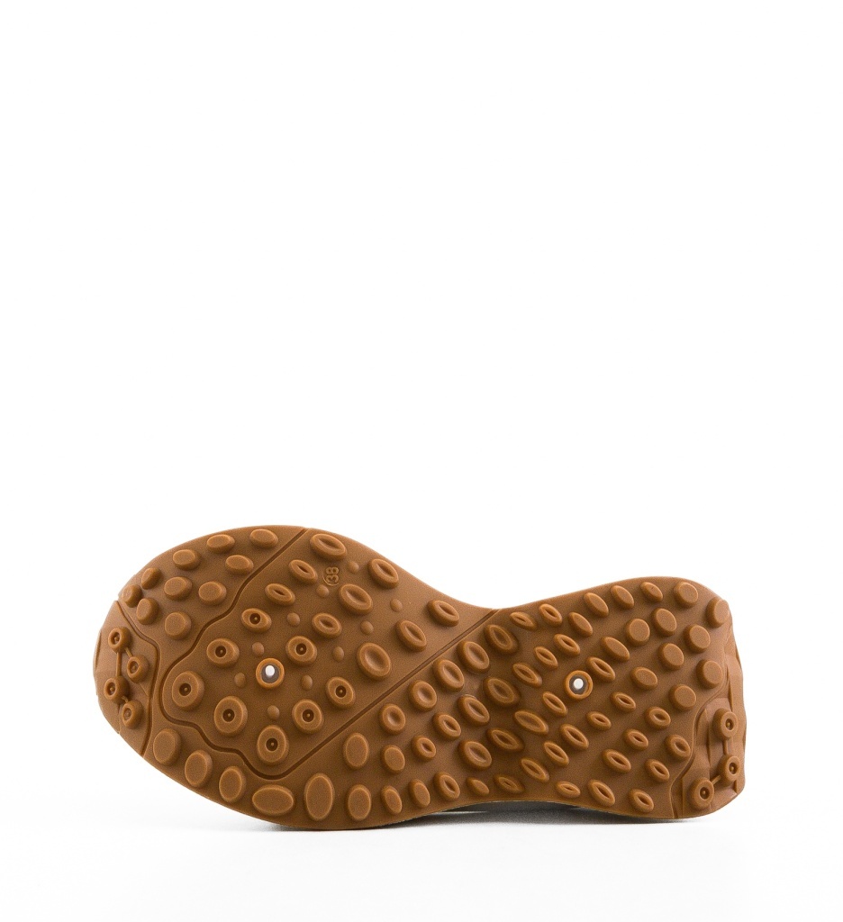 Sneakers Dama Marble Bej - Confort și Stil - imagine 5