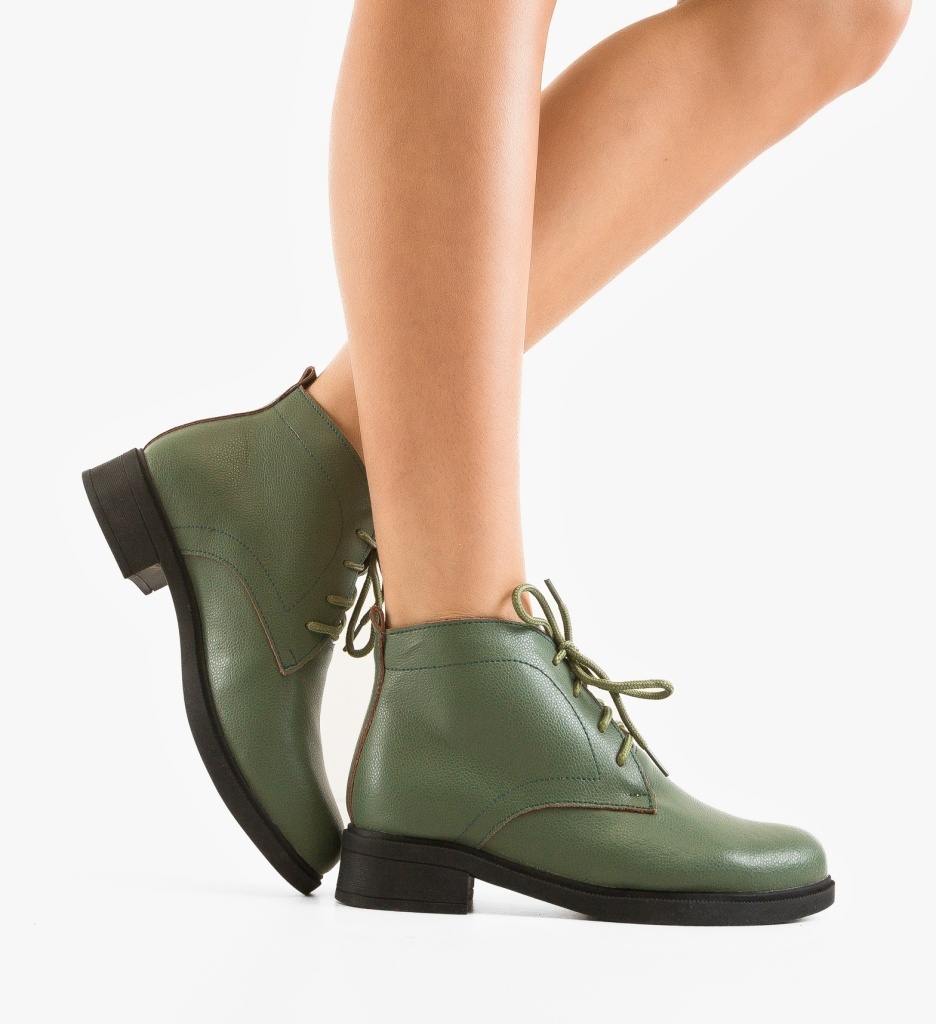 Ghete Dama Tenzin Verzi | Stil Urban, Confort Maxim - imagine 2