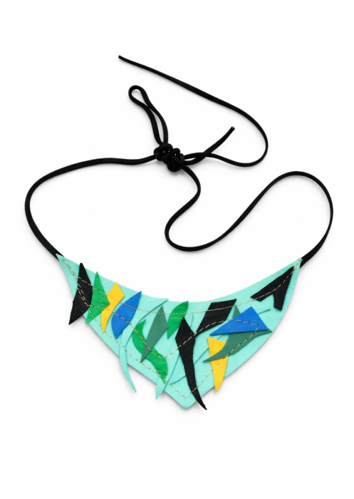 Colier Piele Naturală Turcoaz | Shopika
