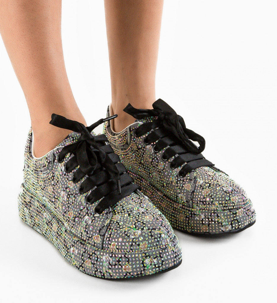 Sneakers Baat Negri Dama - Confort & Stil - imagine 4