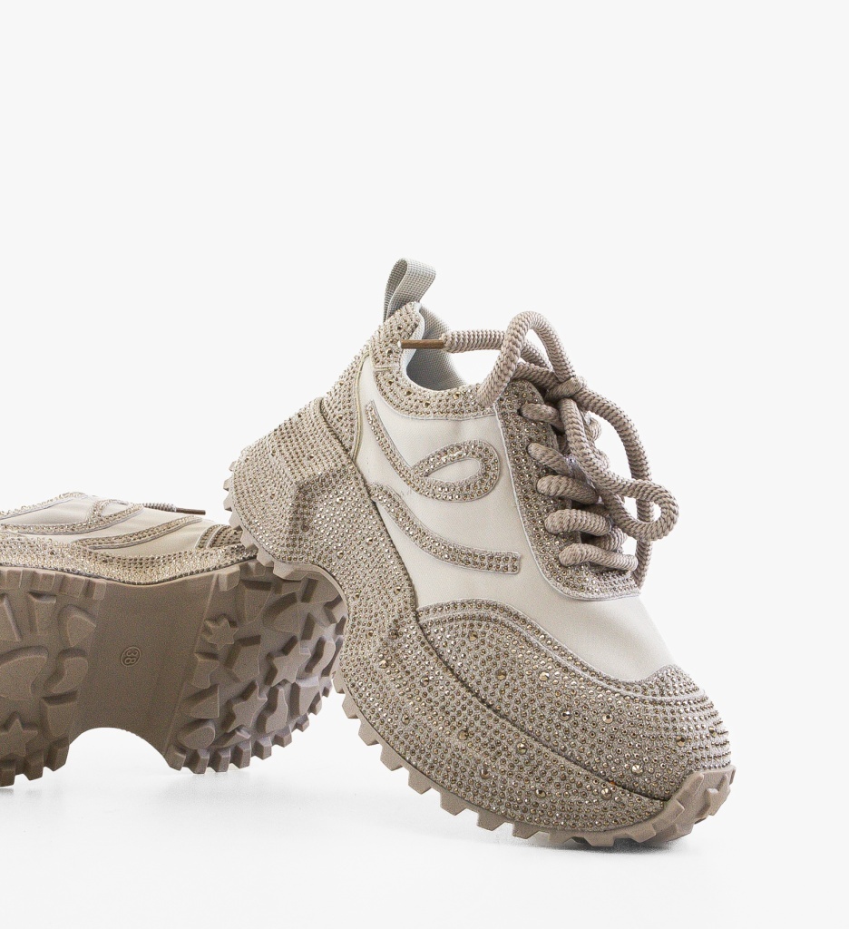 Sneakers dama Teea Gri | Confort Sport - imagine 2