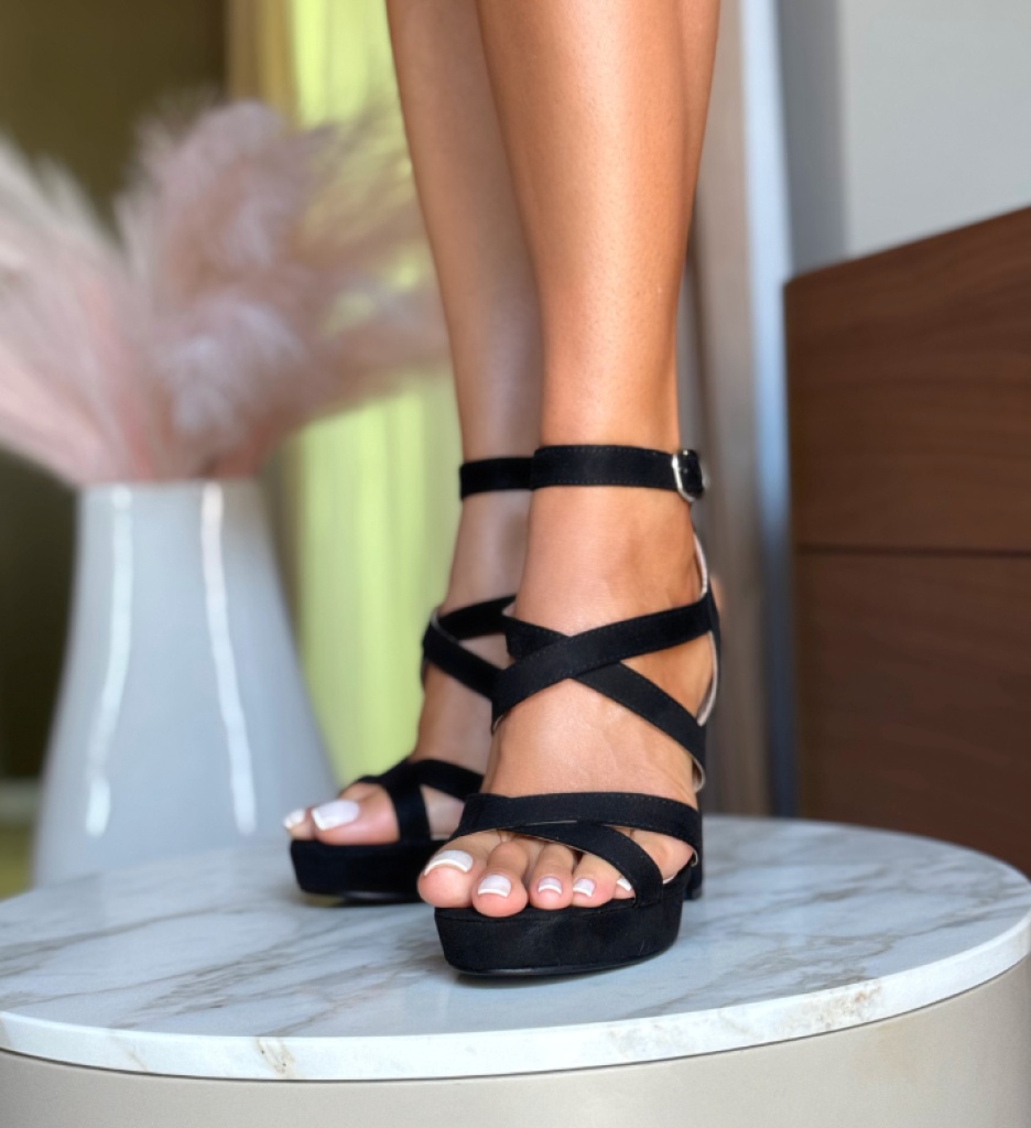 Sandale Grakie Negre - Eleganță și Stil - imagine 4