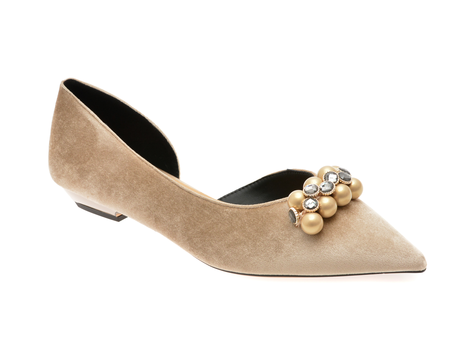 Pantofi Epica Maro Textil - Confort Slip-On