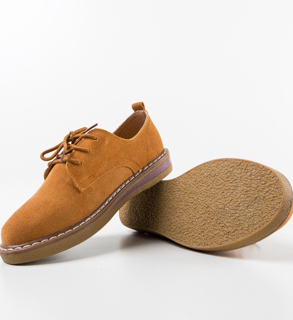 Pantofi Casual Romena Camel - Confort și Stil - imagine 7
