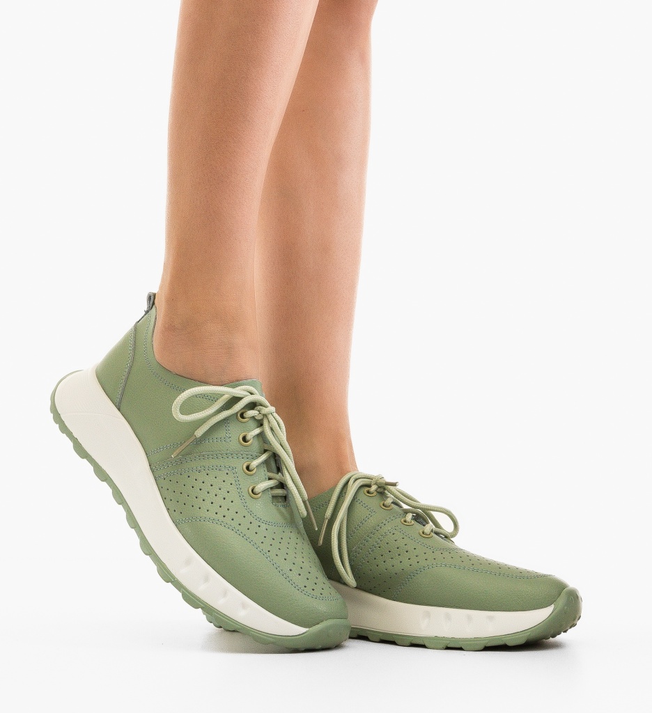 Sneakers Dama Horazia Verzi | Confort și Stil