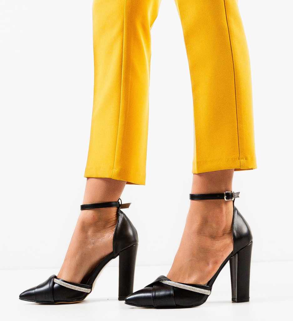 Pantofi Forin Negri | Eleganță și Stil - imagine 3