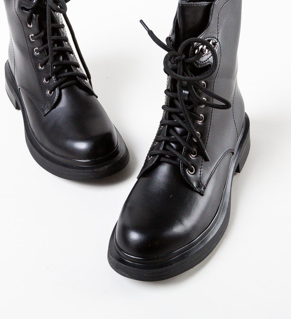 Ghete Dama Moss Negre | Eleganță Urbană - imagine 6