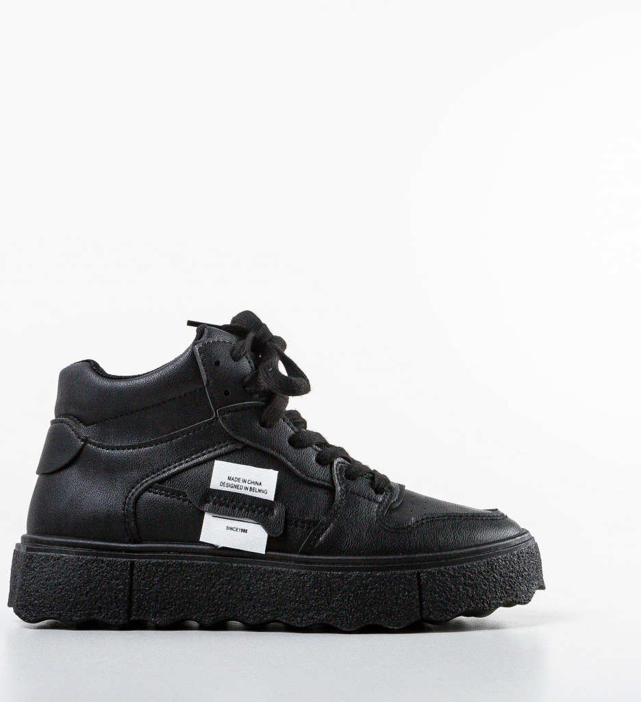 Pantofi Sport Mistece Negri - Confort și Stil - imagine 5