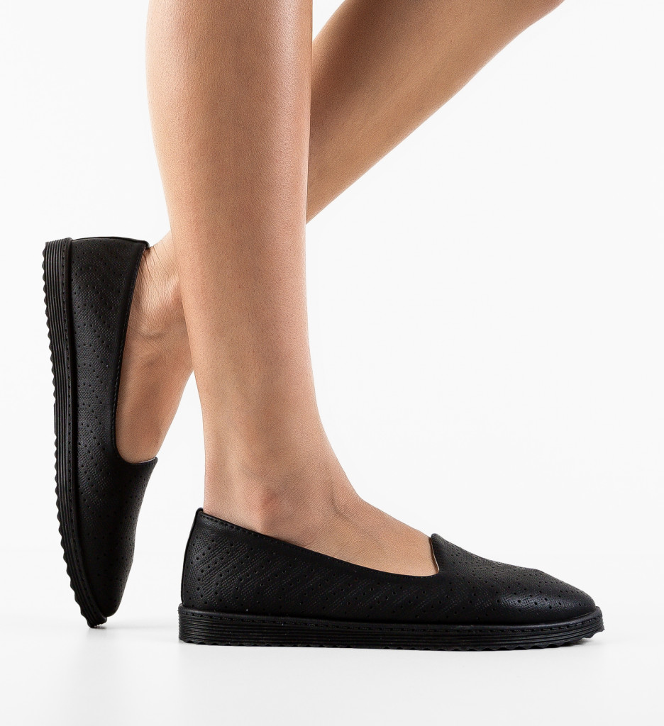 Espadrile Casual Negre Waddy - Confort și Stil - imagine 2