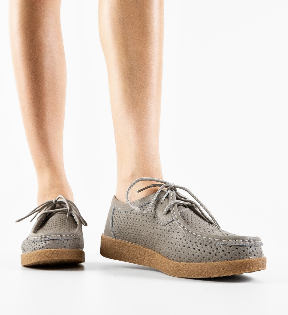 Pantofi Casual Yorker Gri - Confort și Stil - imagine 2