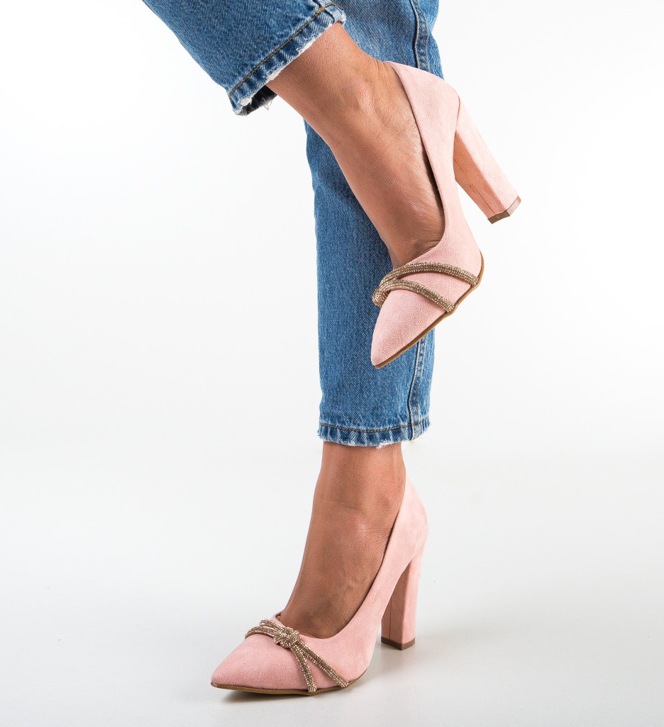 Pantofi Tuty Roz - Eleganță și Stil - imagine 4