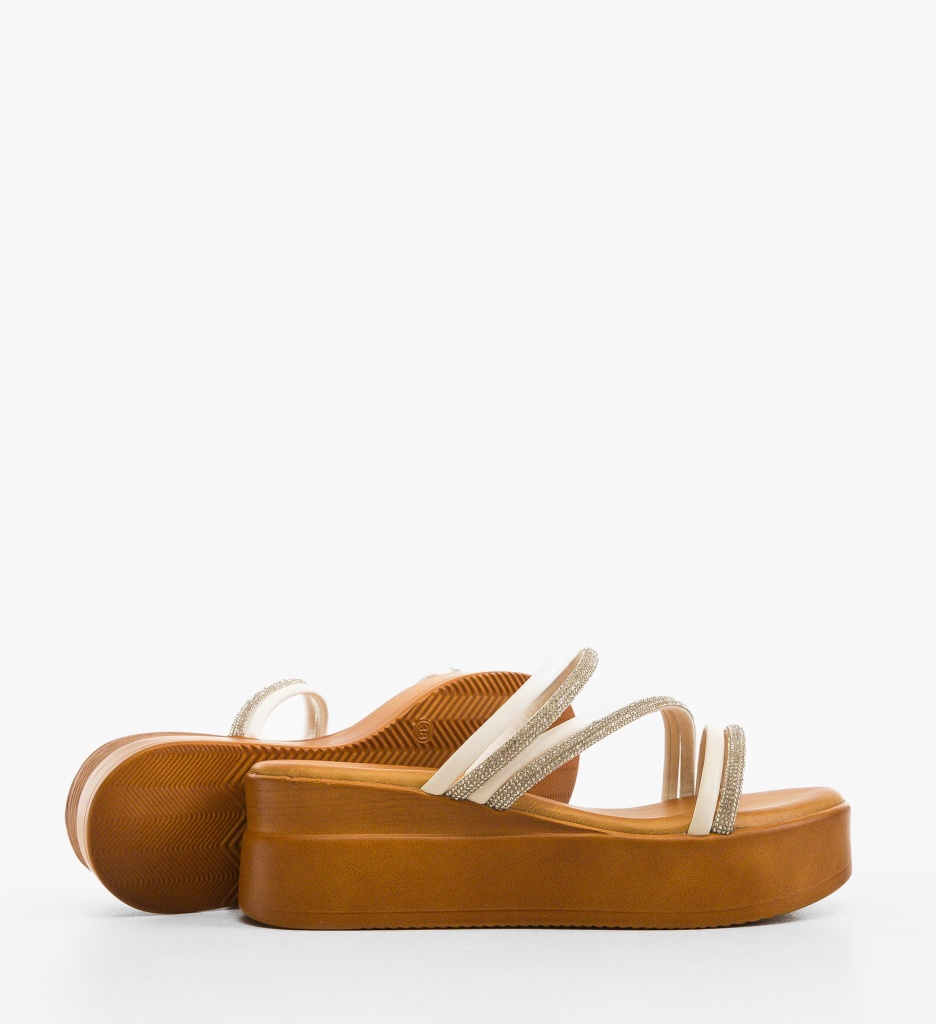 Papuci Dama Batraz Albi | Confort si Eleganta - imagine 4