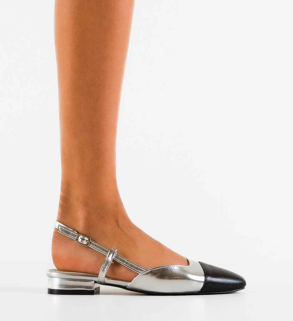 Pantofi Karuna Argintii - Eleganță și Stil - imagine 3