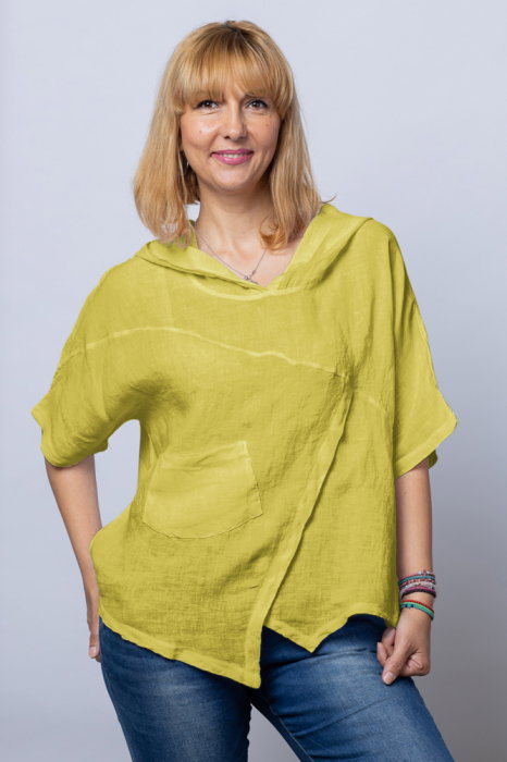 Bluza Galbenă In Asimetrică Shopika