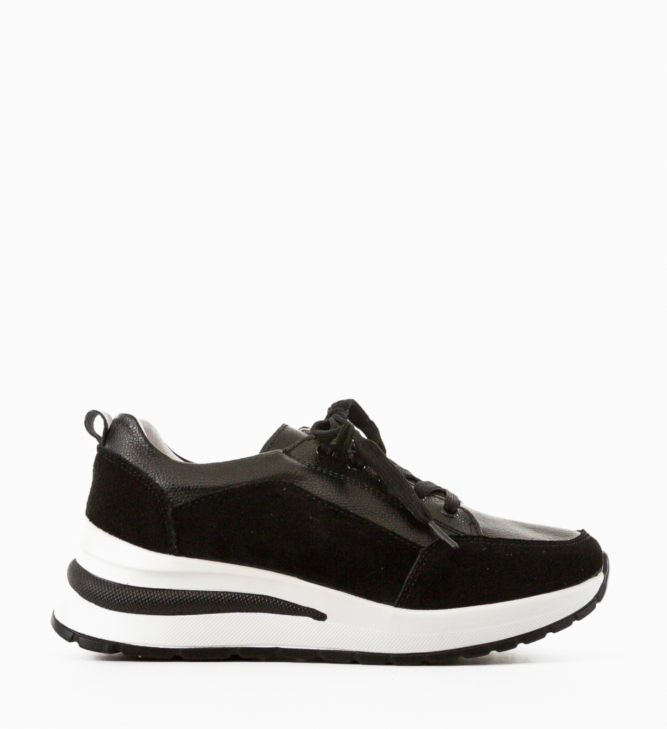 Sneakers Likolas Negri Dama - Confort și Stil - imagine 4