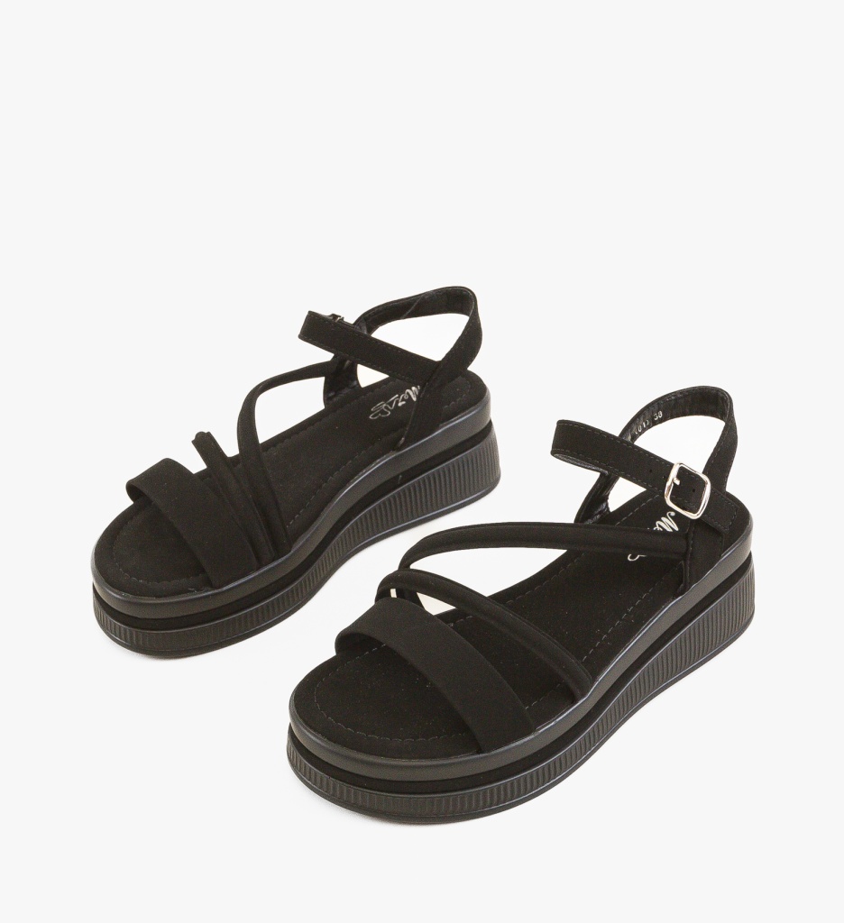 Sandale Dama Jantaro Negre - Eleganță și Confort - imagine 5
