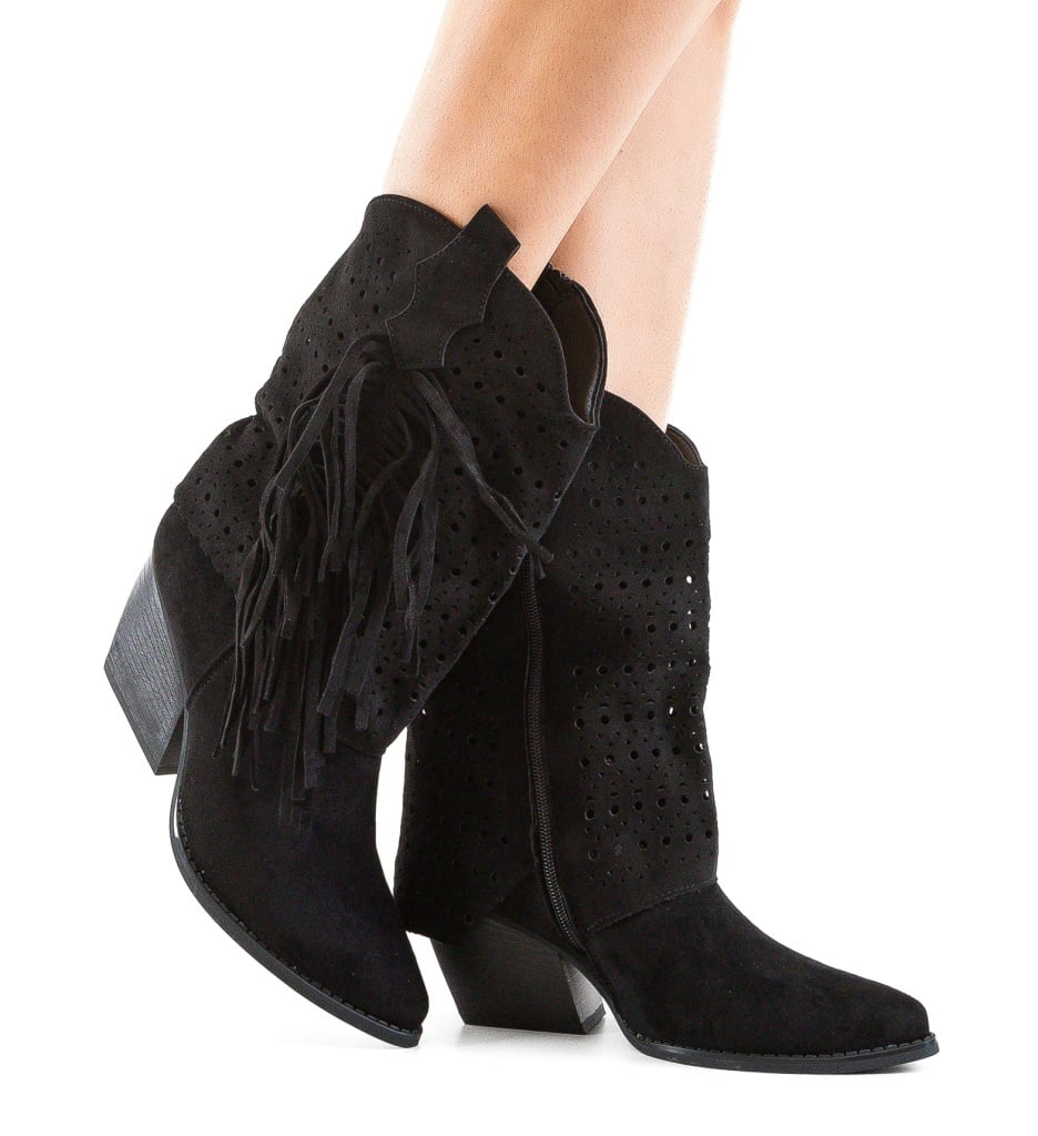 Cizme dama Bunesc Negre Elegante si Confortabile - imagine 5