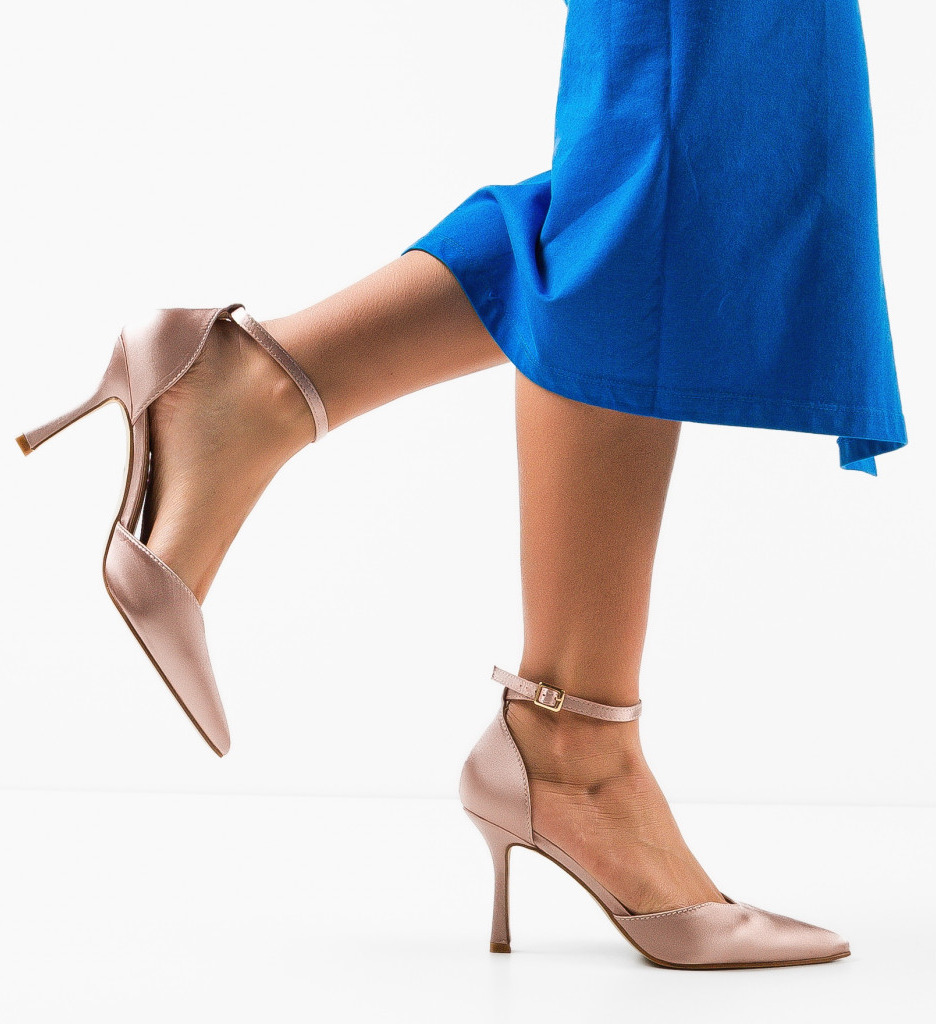 Pantofi Toc Cafelini Bej - Eleganță și Stil - imagine 3
