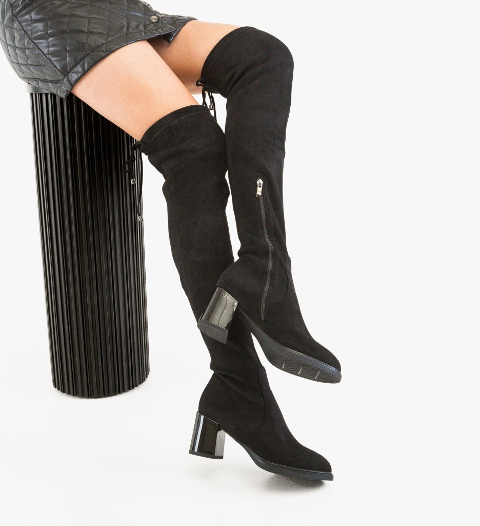 Cizme Dama Jbre Negre - Eleganță și Stil - imagine 3