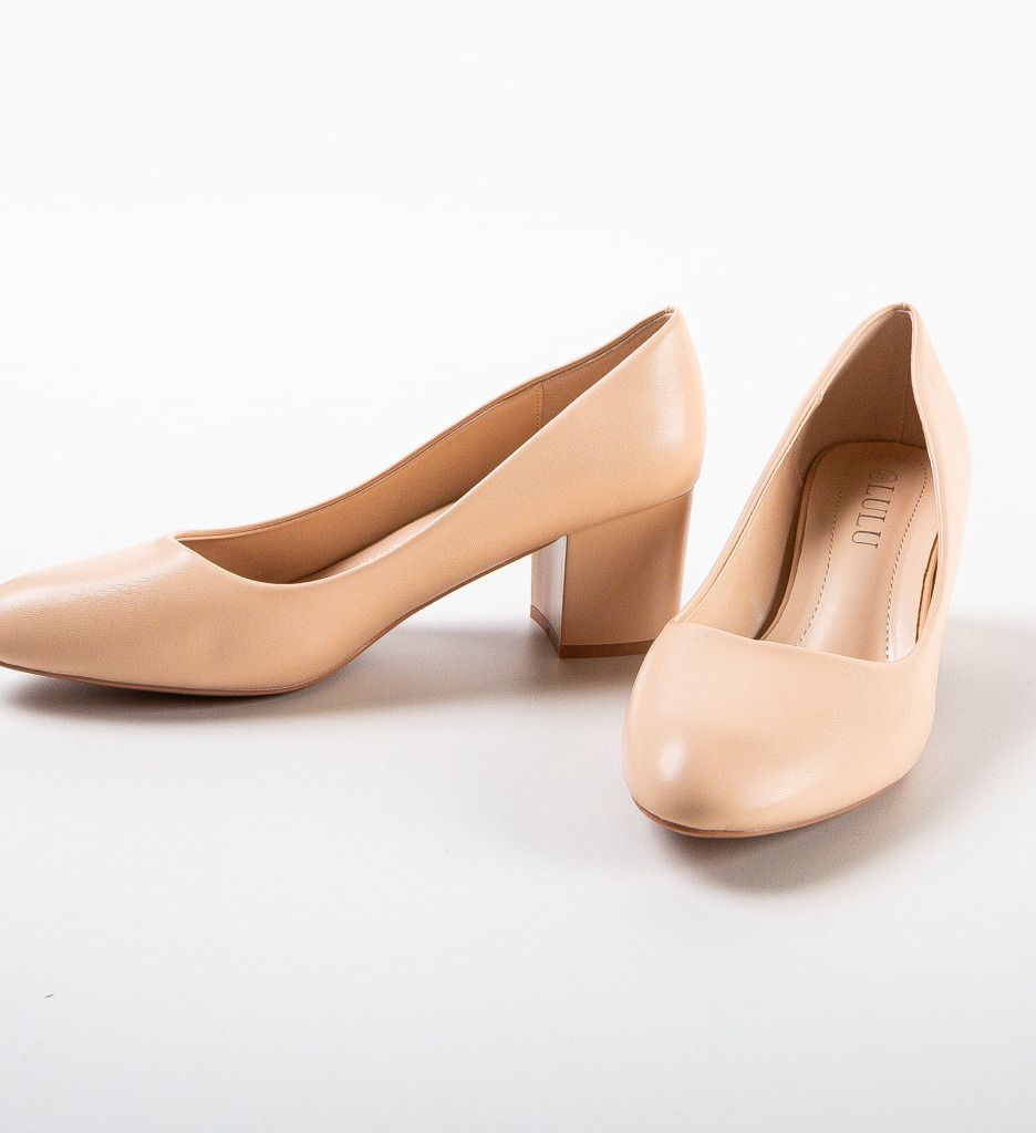 Pantofi Dama Emrys Bej | Eleganți și Comodi - imagine 6