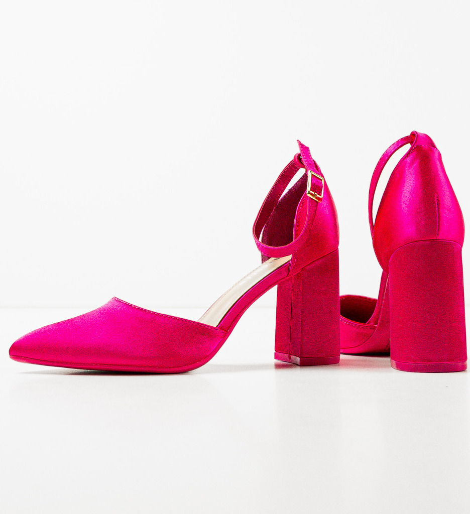 Pantofi cu Toc Villanueva Fuchsia | Eleganță și Stil - imagine 7