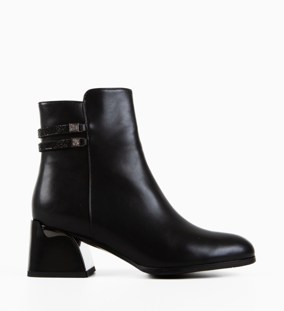 Botine Dama Leleka Negre - Eleganță și Stil - imagine 5
