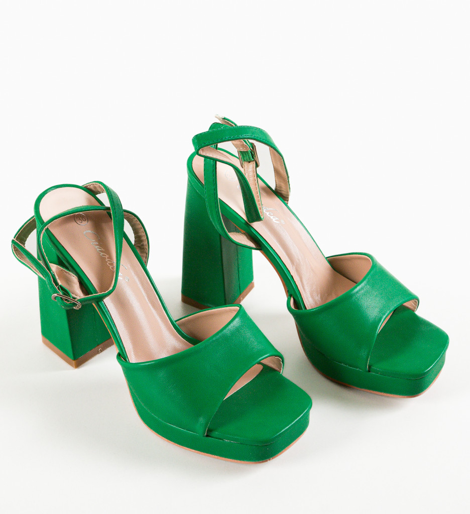 Sandale cu toc Johnna Verzi | Eleganță și Stil - imagine 6