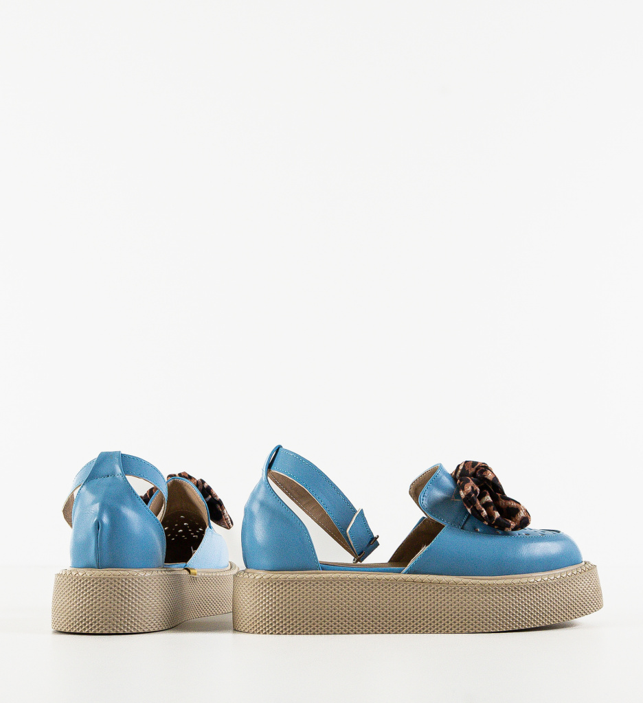 Rogar Pantofi Casual Albastri - Confort Maxim - imagine 5