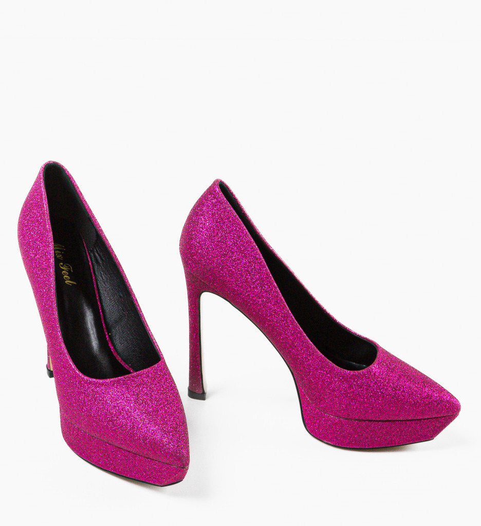 Pantofi Dama Herman Fuchsia | Stil Vibrant - imagine 6