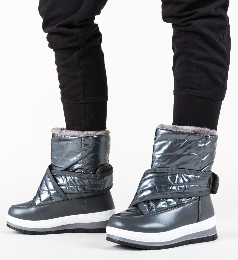 Cizme Tip Ug Sohaib Gri | Confort și Stil