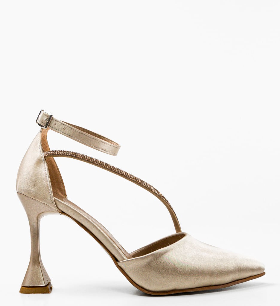 Pantofi Yaci Bej cu Toc - Stil și Eleganță Garantată - imagine 6