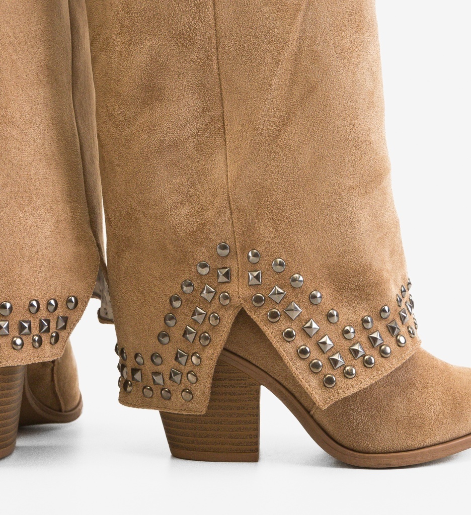Cizme Dama Eden Khaki | Stil Versatil - imagine 3