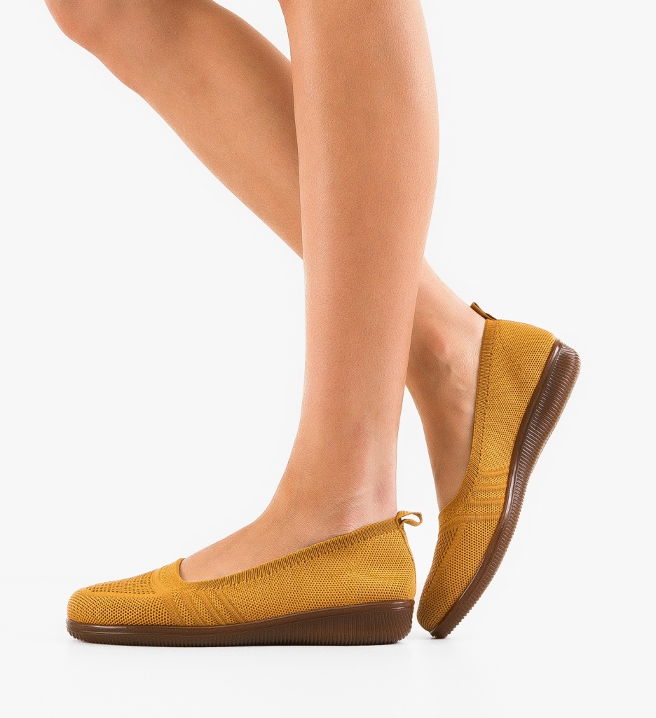 Espadrile Dama Galbene Shandiin - Confort Vară - imagine 3