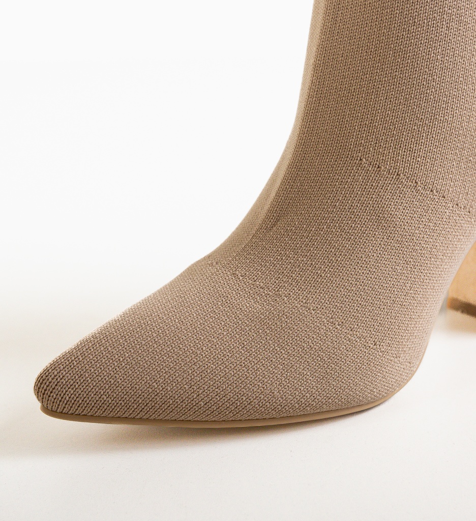 Botine Dama Vlasta Bej | Eleganță și Confort - imagine 8