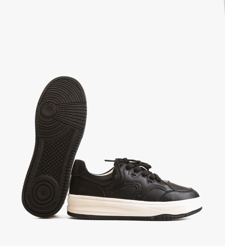 Sneakers Niuzli Negri - Confort & Stil Urban - imagine 5