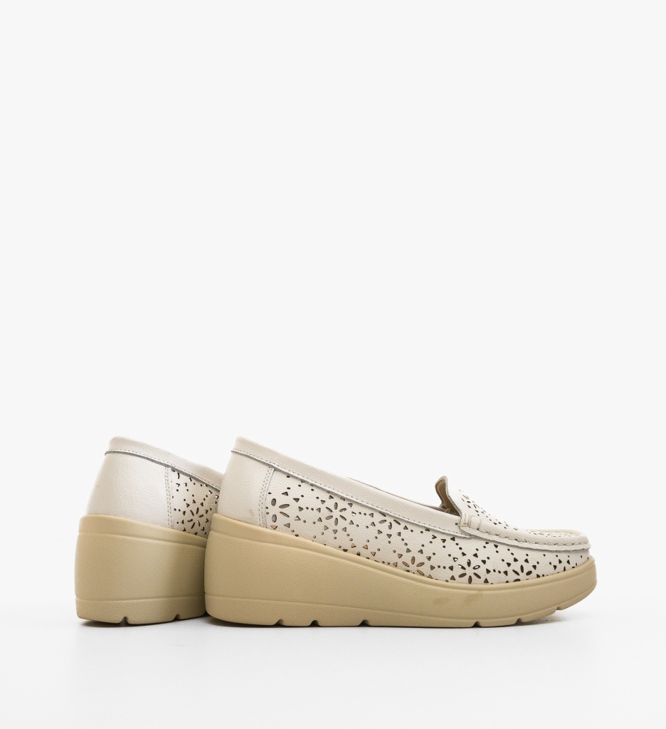 Platforme Dama Myzy Albi - Stil și Confort - imagine 3